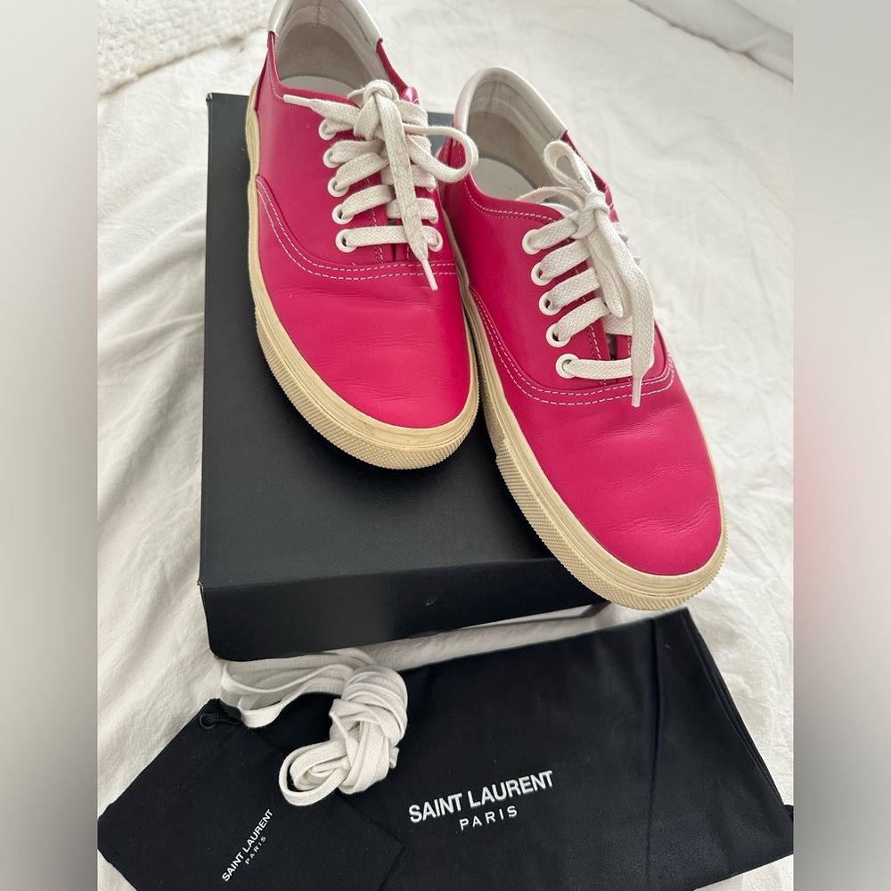Saint Laurent Pink Women's Sneakers